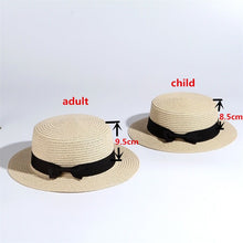 Load image into Gallery viewer, Fashion Flat Brom Bowknot Panama Lady Casual Sun Hats - The Expats
