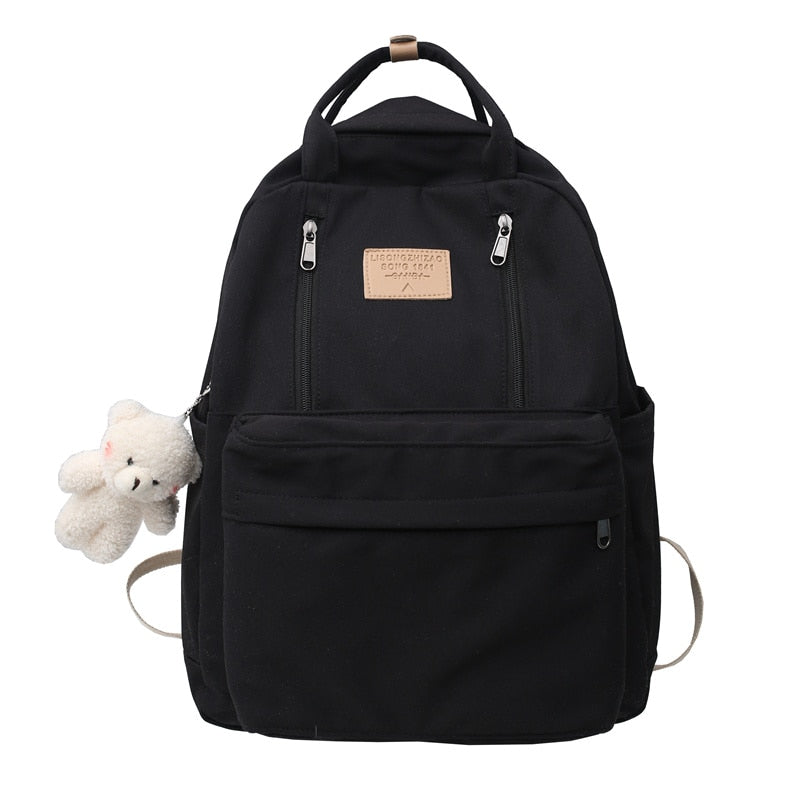 Multifunction Double Zipper Women Backpack - The Expats