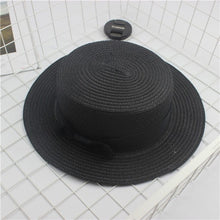 Load image into Gallery viewer, Fashion Flat Brom Bowknot Panama Lady Casual Sun Hats - The Expats
