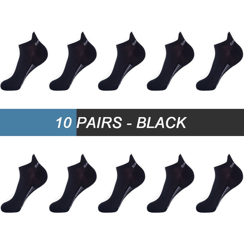 10Pairs High Quality Ankle Socks - The Expats