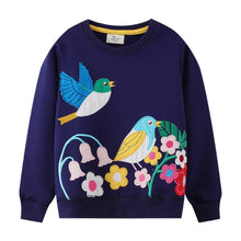 Load image into Gallery viewer, Sweatshirts Animals Mouse Applique Autumn Winter Hooded - The Expats
