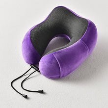 Load image into Gallery viewer, U-Shaped Memory Foam Neck Pillow Soft Travel Pillow - The Expats
