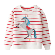 Load image into Gallery viewer, Sweatshirts Animals Mouse Applique Autumn Winter Hooded - The Expats
