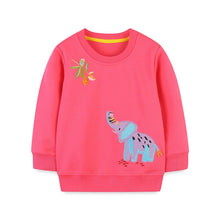 Load image into Gallery viewer, Sweatshirts Animals Mouse Applique Autumn Winter Hooded - The Expats
