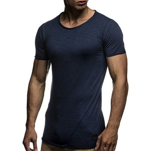 Fashion Design Slim Fit Soild T-shirts - The Expats