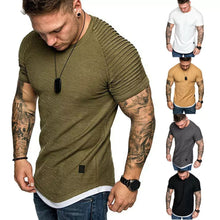 Load image into Gallery viewer, Slim Fit O Neck Short Sleeve T Shirt - The Expats
