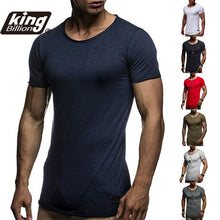 Load image into Gallery viewer, Fashion Design Slim Fit Soild T-shirts - The Expats
