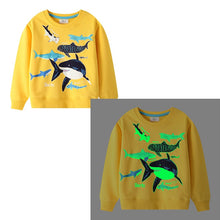 Load image into Gallery viewer, Sweatshirts Animals Mouse Applique Autumn Winter Hooded - The Expats
