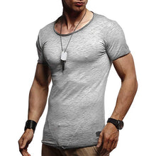 Load image into Gallery viewer, Fashion Design Slim Fit Soild T-shirts - The Expats
