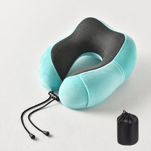 Load image into Gallery viewer, U-Shaped Memory Foam Neck Pillow Soft Travel Pillow - The Expats
