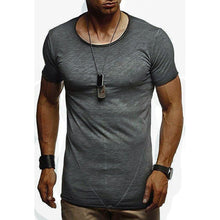 Load image into Gallery viewer, Fashion Design Slim Fit Soild T-shirts - The Expats
