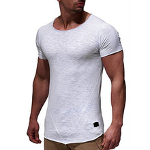 Load image into Gallery viewer, Fashion Design Slim Fit Soild T-shirts - The Expats
