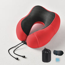 Load image into Gallery viewer, U-Shaped Memory Foam Neck Pillow Soft Travel Pillow - The Expats
