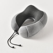 Load image into Gallery viewer, U-Shaped Memory Foam Neck Pillow Soft Travel Pillow - The Expats
